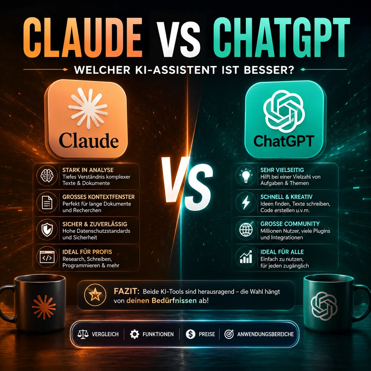 Claude vs ChatGPT – Welches KI-Tool ist besser 2026?