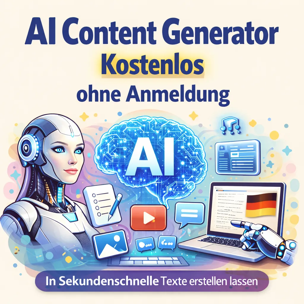 AI Content Generator Kostenlos ohne Anmeldung