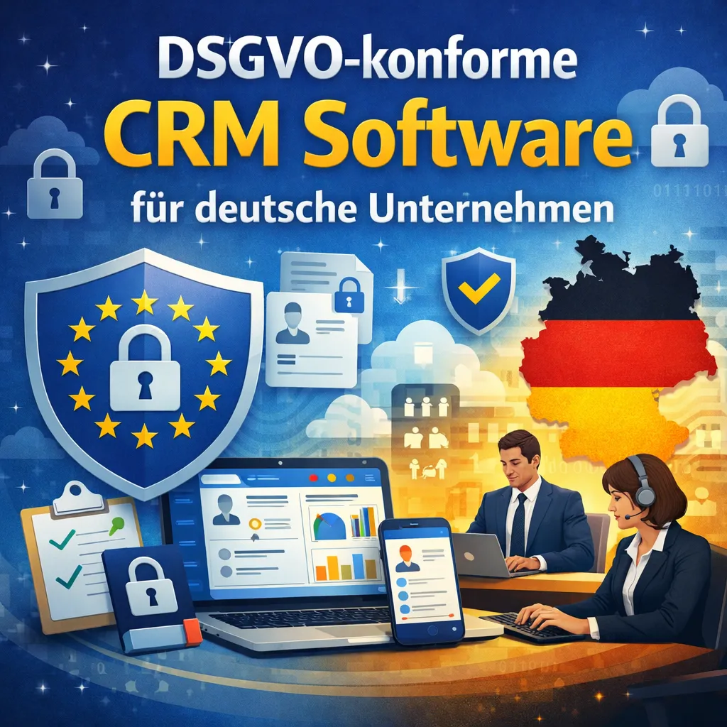 DSGVO-konforme CRM Software für deutsche Unternehmen