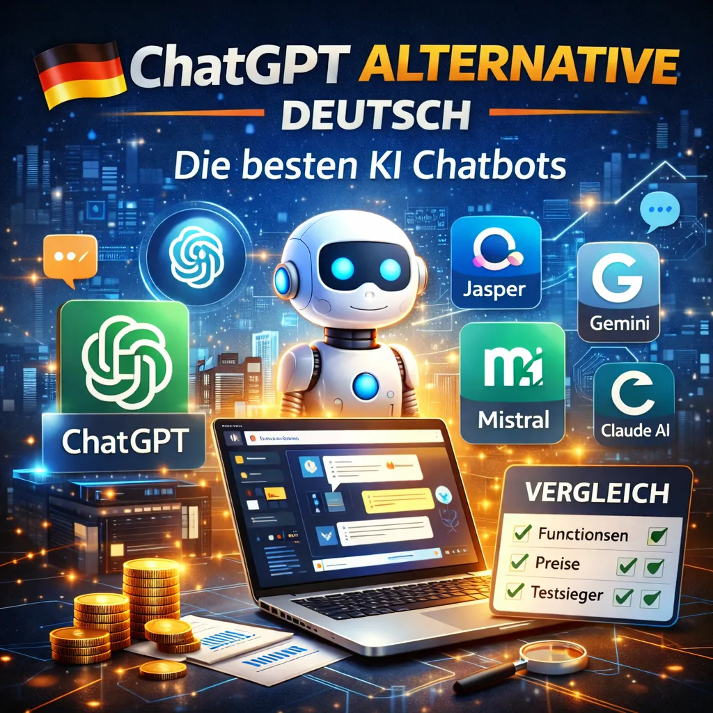 ChatGPT Alternative Deutsch: Die besten KI Chatbots