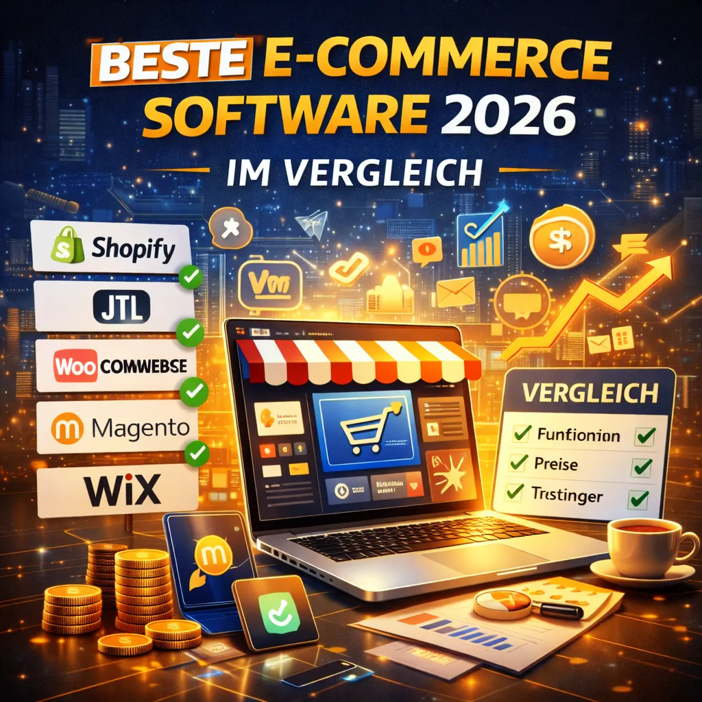 Beste E-Commerce Software 2026 im Vergleich